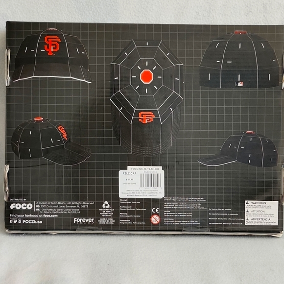 NEW MLB San Francisco Giants 3D Helmet Cap Hat Puzzle PZLZ By Foco 28 PCS - Picture 2 of 9